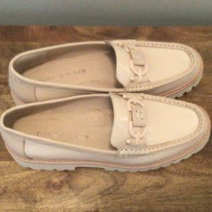 Donald Pilner Loafers Pink Patent Leather Size 7.5